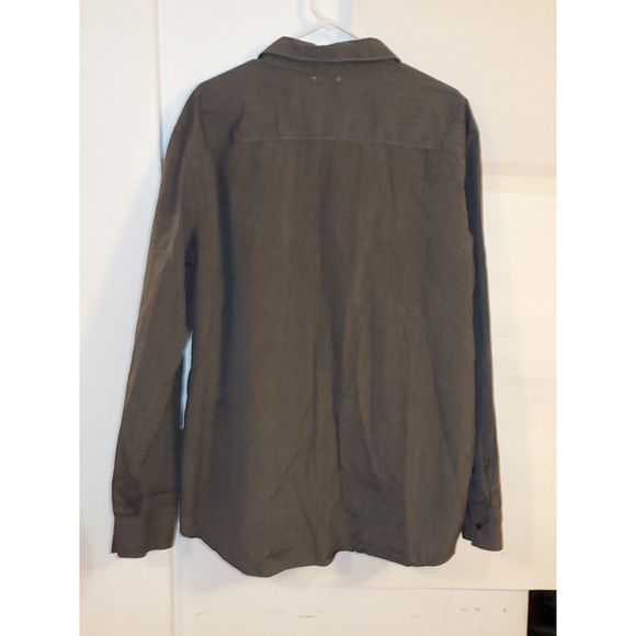 Calvin Klein Men's Shirt Button Up Long Sleeved Dark Gray Size XXL - Picture 10 of 12